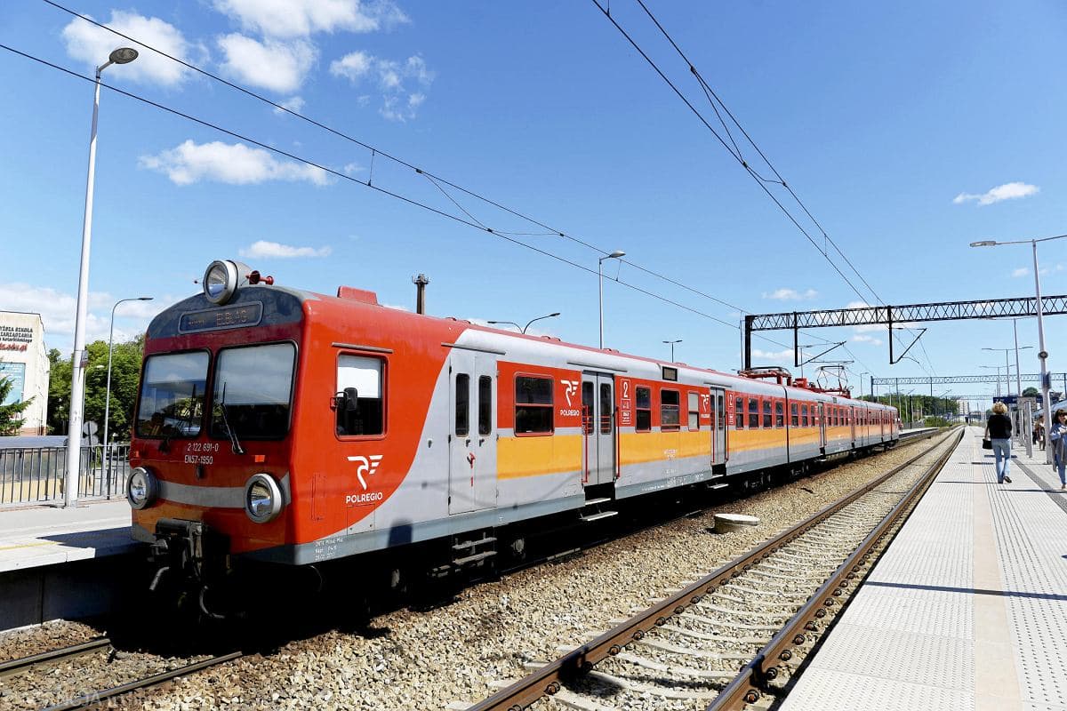 Pociąg na Warmii i Mazurach